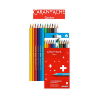 Kredki akwarelowe Caran d`Ache Swisscolor 12 kolorów